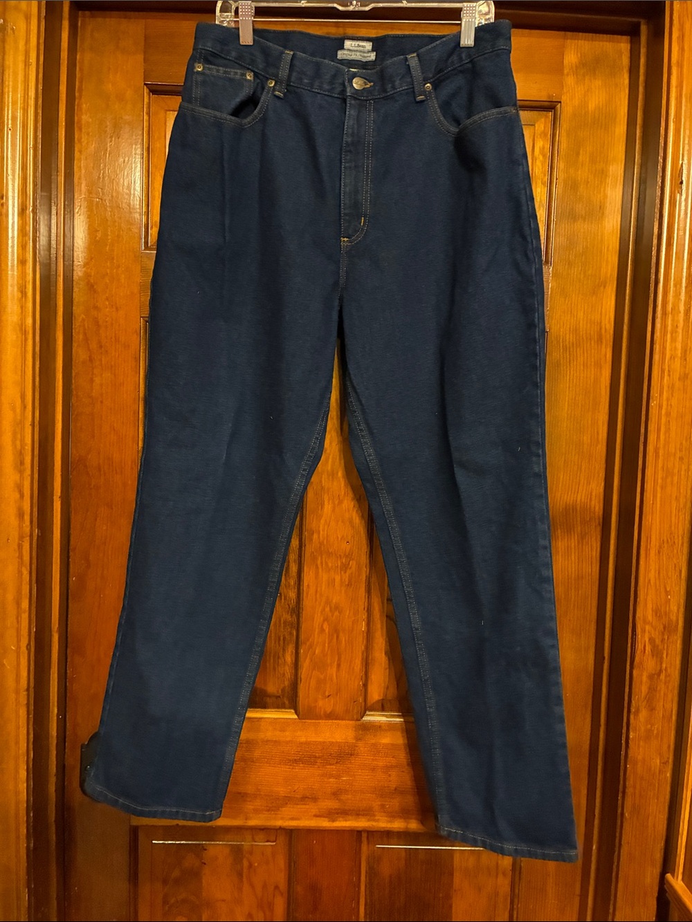Size 16 L.L. Bean Original Fit Relaxed “Mom Jeans” (Item 188131) - Dark Blue